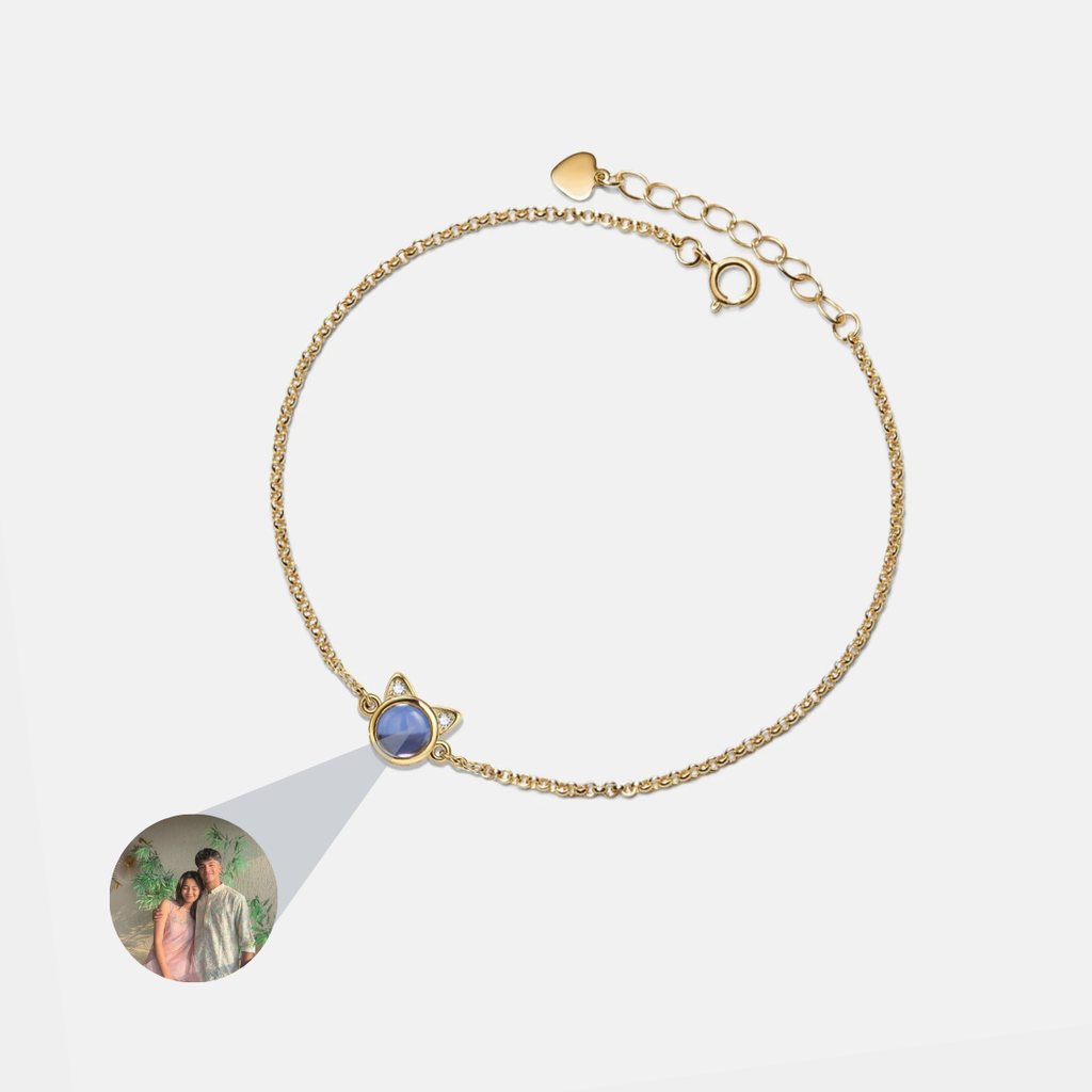 Cat Custom Photo Projection Bracelet