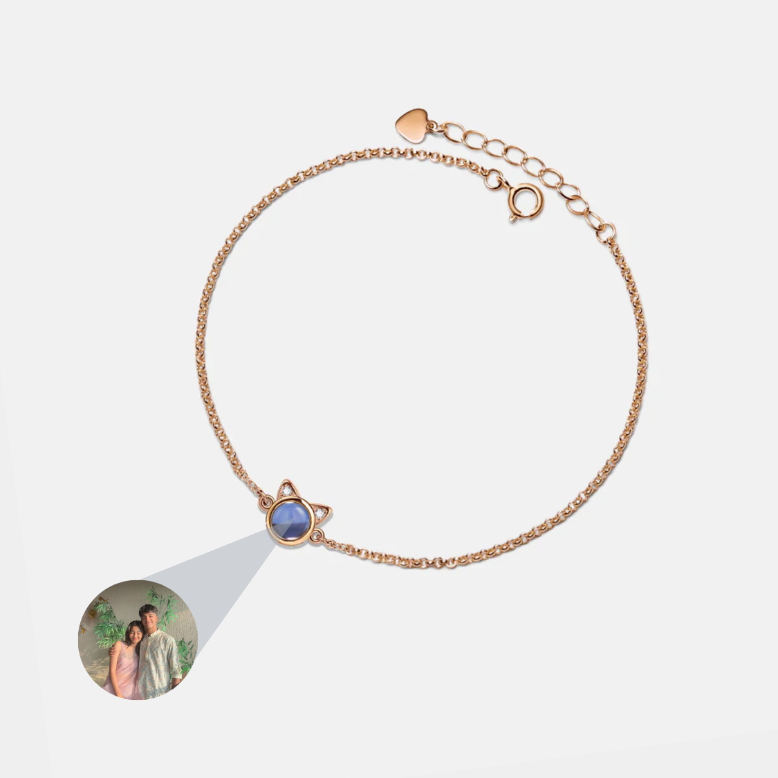 Cat Custom Photo Projection Bracelet