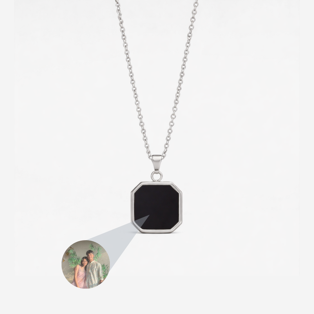 Heat-Activated Custom Photo Necklace
