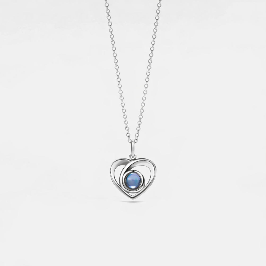 Heart Custom Photo Projection Necklace